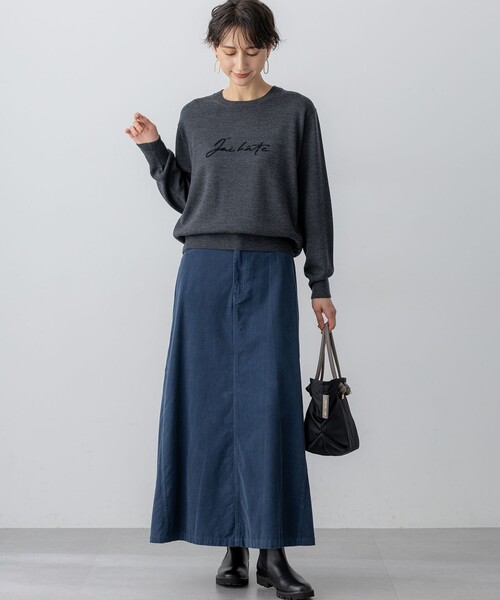 23区（ニジュウサンク） スカート 「Oggi11月号掲載/洗える」コットン