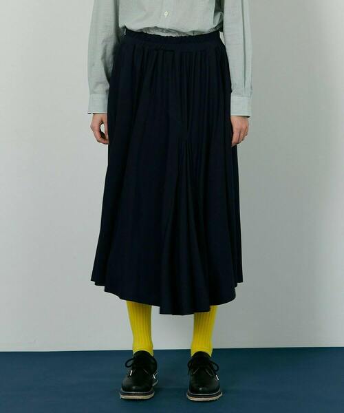 ♡フレアスページ♡ FRAPBOIS（フラボア） フレアスカート 1 ネイビー レディース