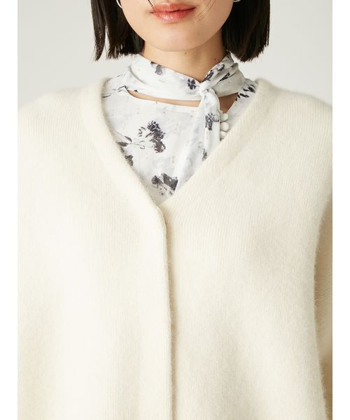 FRAY I.D（フレイ・アイディー） カーディガン ダブルフェイスラクーン