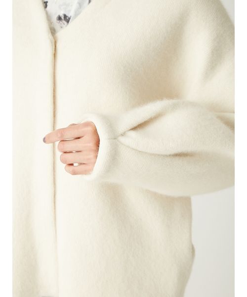 FRAY I.D（フレイ・アイディー） カーディガン ダブルフェイスラクーン