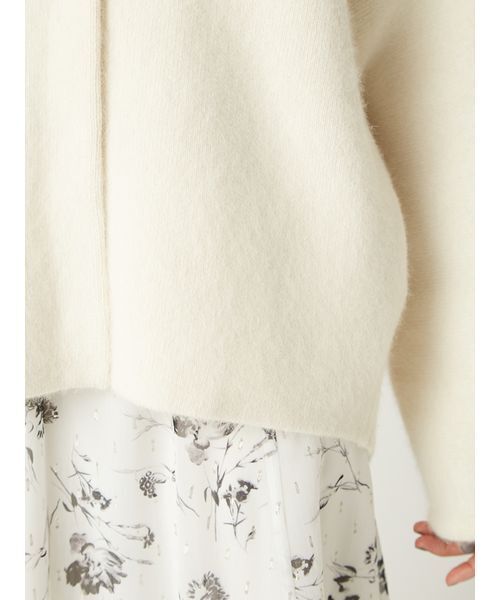 FRAY I.D（フレイ・アイディー） カーディガン ダブルフェイスラクーン