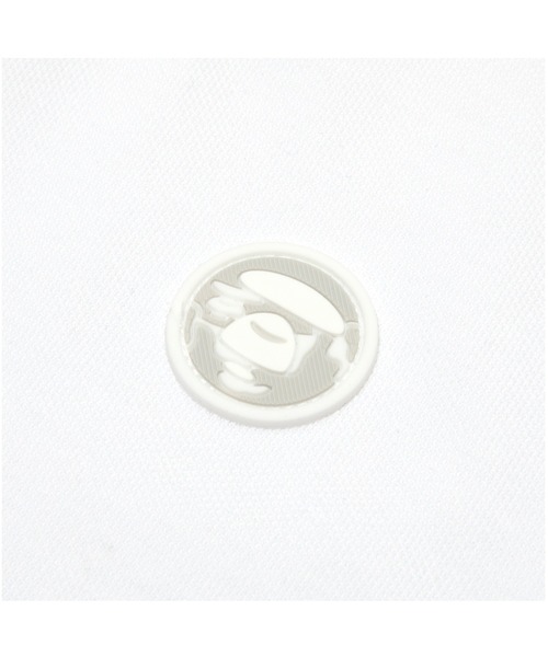 「AAPE BY A BATHING APE」 半袖ポロシャツ LARGE ダークグリーン メンズ_画像4