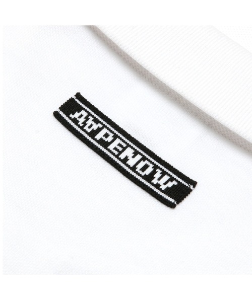 「AAPE BY A BATHING APE」 半袖ポロシャツ LARGE ダークグリーン メンズ_画像6