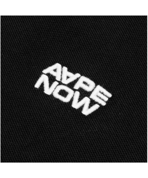 「AAPE BY A BATHING APE」 半袖ポロシャツ LARGE ダークグリーン メンズ_画像9