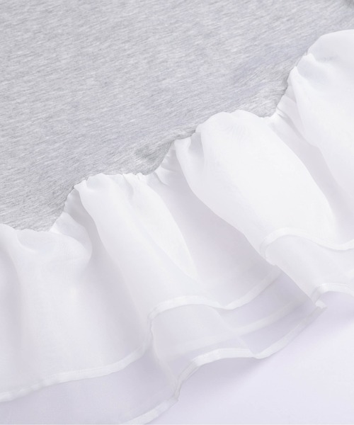「SUGAR BISKET」 「La-gemme」半袖カットソー フリー ホワイト レディース_画像4