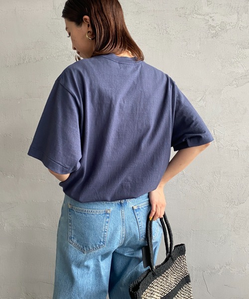 「AMERICANA」 半袖Tシャツ ONE SIZE キナリ レディース_画像2