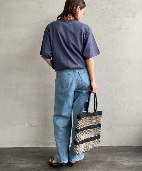 「AMERICANA」 半袖Tシャツ ONE SIZE キナリ レディース_画像5