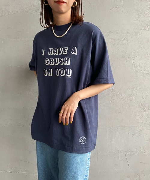 「AMERICANA」 半袖Tシャツ ONE SIZE キナリ レディース_画像6