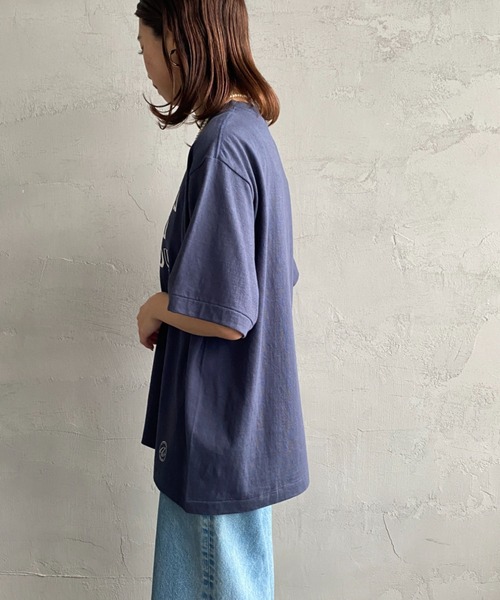「AMERICANA」 半袖Tシャツ ONE SIZE キナリ レディース_画像7