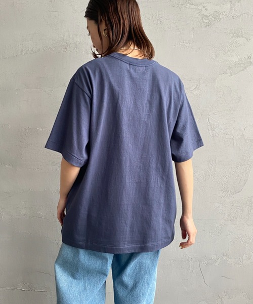 「AMERICANA」 半袖Tシャツ ONE SIZE キナリ レディース_画像8