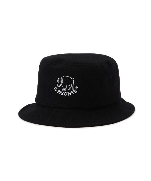 IL BISONTE ブラック バケットハット IL BISONTE ブラック バケットハット IL BISONTE｜BUCKET HAT｜KHAKI