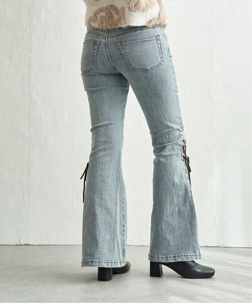 VENCE EXCHANGE ジーンズ デニム デニムパンツ サイドカットアウト