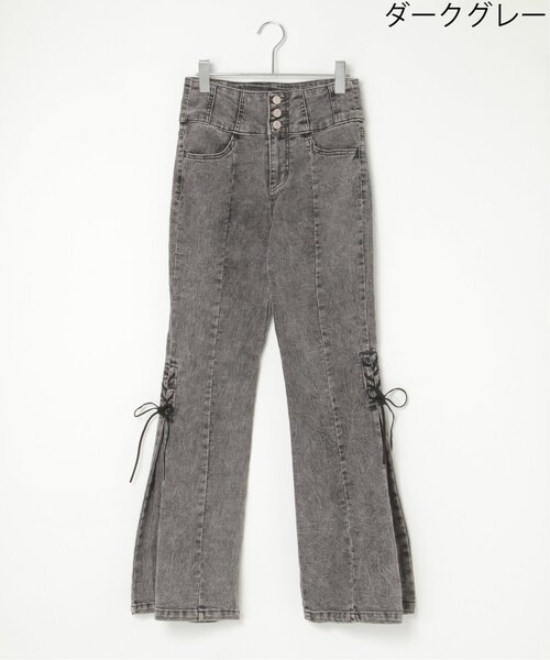 VENCE EXCHANGE ジーンズ デニム デニムパンツ サイドカットアウト