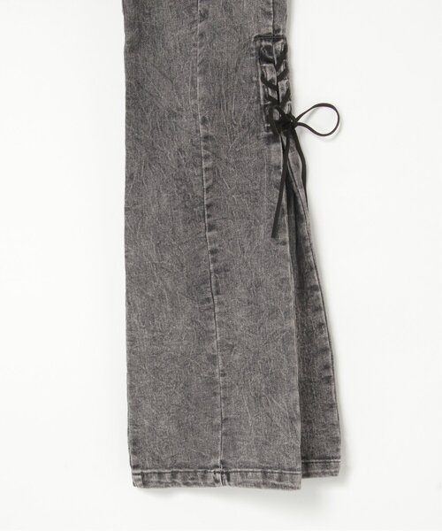 VENCE EXCHANGE ジーンズ デニム デニムパンツ サイドカットアウト