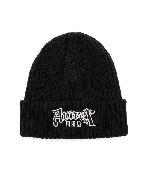 AVIREX（アヴィレックス） ニット帽 ニットキャップ VARSITY BLOCK