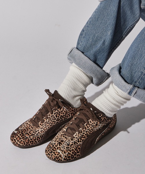 PUMA（プーマ） スニーカー SPEEDCAT WILD WNS レオパード柄 トレッド