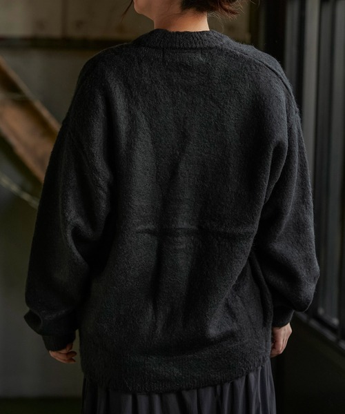 REMI RELIEF（レミ レリーフ） カーディガン 起毛ニットカーデ(無地