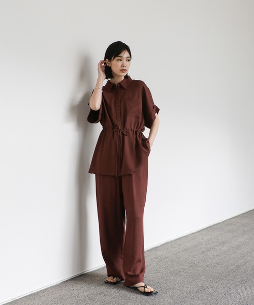 「select MOCA Et」 ドルマンスリーブシャツ FREE ベージュ レディース_画像6