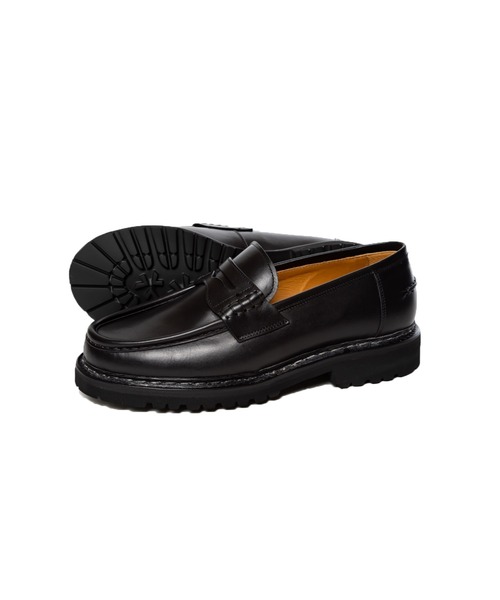 Berwick 1707（バーウィック） ローファー 6.5 ブラック メンズ