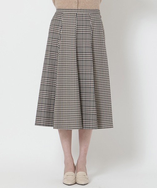 Rose Tiara（ローズティアラ） スカート MIXチェックフレアスカート