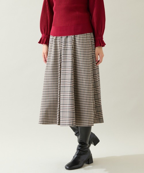 Rose Tiara（ローズティアラ） スカート MIXチェックフレアスカート