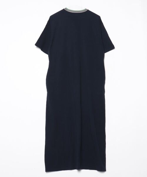 「Ray BEAMS」 半袖ワンピース ONE SIZE ネイビー レディース_画像2