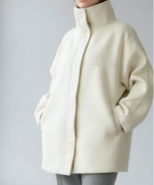 Per sist ence（パーシエンス） ステンカラーコート コート シャギー