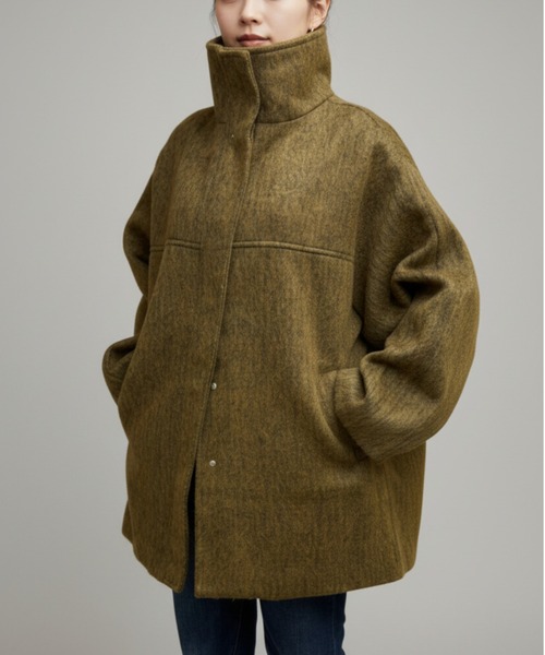 Per sist ence（パーシエンス） ステンカラーコート コート シャギー