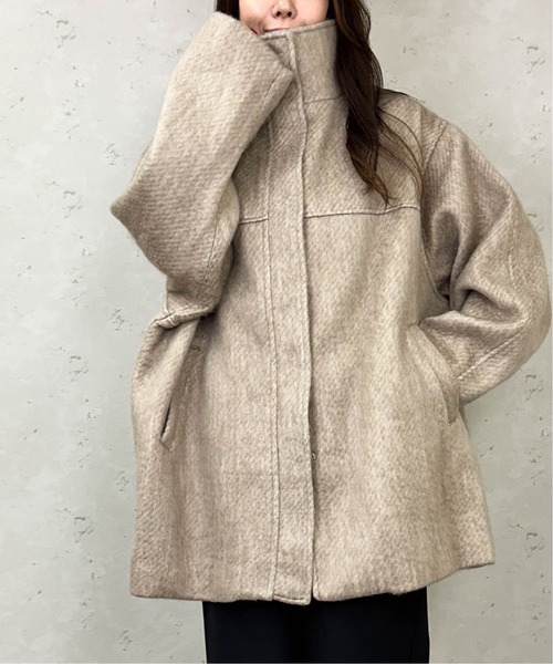 Per sist ence（パーシエンス） ステンカラーコート コート シャギー