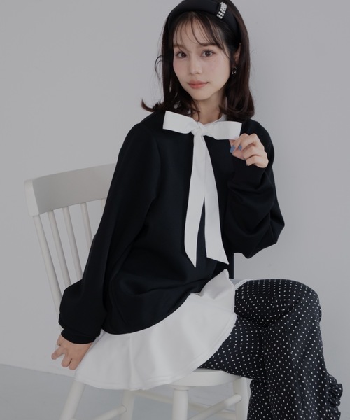 JUMELLE（ジュメロ） ワンピース ボウタイシャツワンピース : ZOZOTOWN