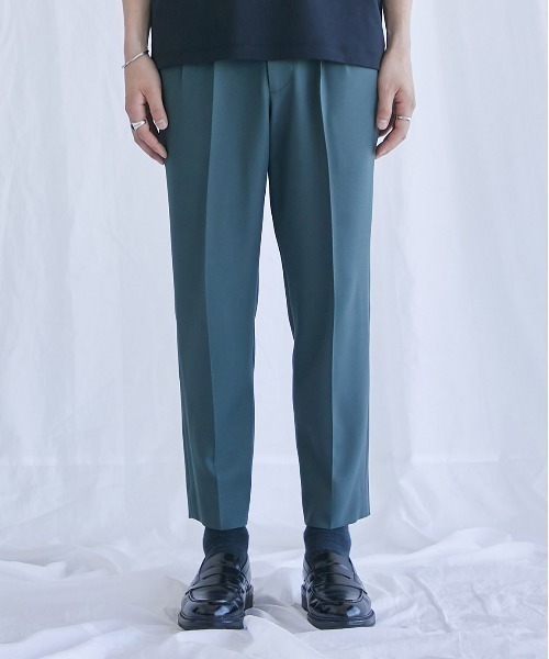 PUBLIC TOKYO（パブリックトウキョウ） スラックス 2 グリーン メンズ