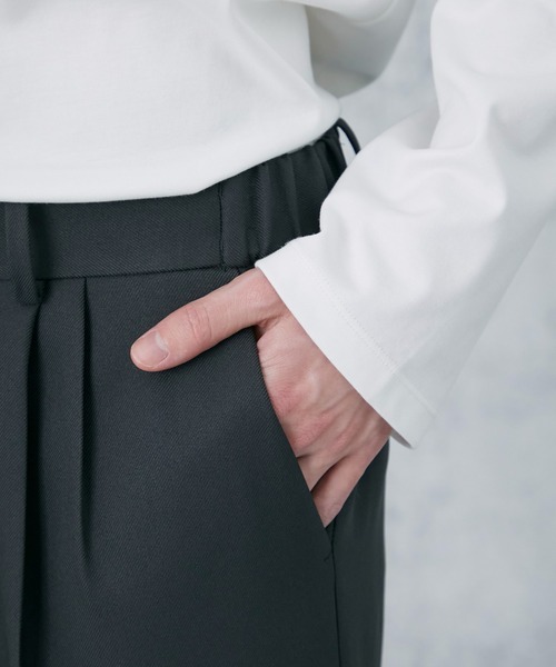 「PUBLIC TOKYO」 スラックス 2 グリーン メンズ_画像6