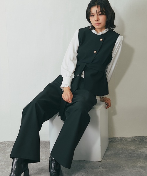 SMILE ORCHID（スマイルオーキッド） セットアップ ジレ＆ワイドパンツ