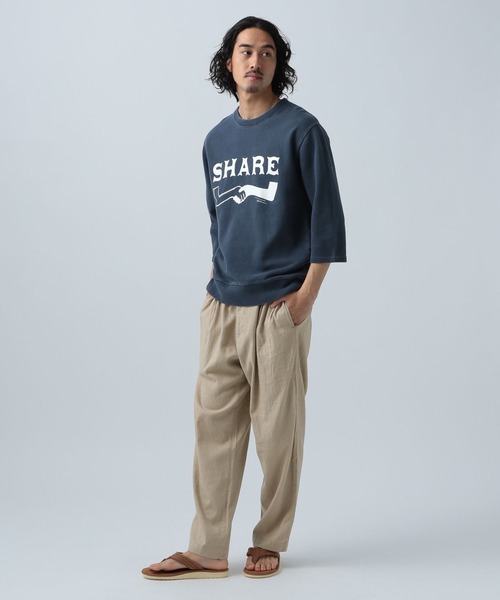 「BAYFLOW」 パンツ LARGE ベージュ メンズ_画像2