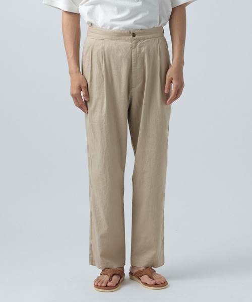 「BAYFLOW」 パンツ LARGE ベージュ メンズ_画像9