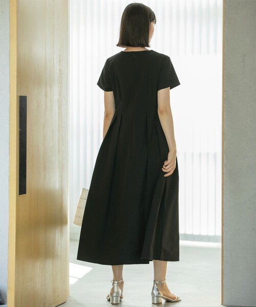 「OPAQUE.CLIP」 半袖ワンピース 38 グレー レディース_画像7