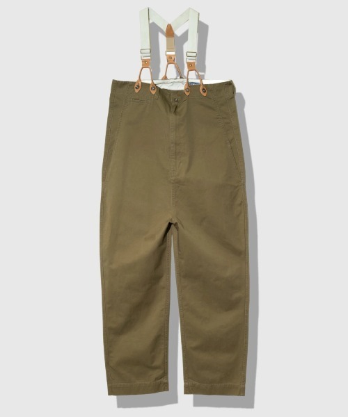 HOUSTON（ヒューストン） サロペット オーバーオール HIGH-WAIST