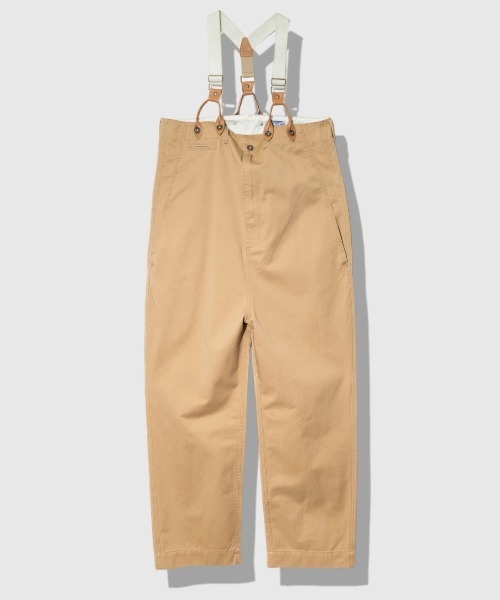 HOUSTON（ヒューストン） サロペット オーバーオール HIGH-WAIST