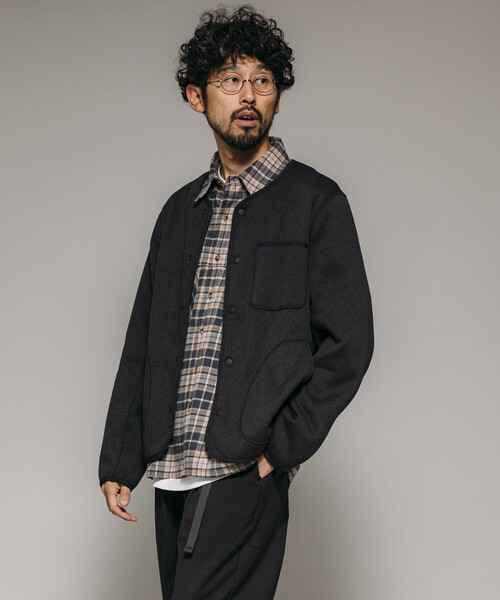ニット　カーディガン　リラックス　ブラック FREAK'S STORE（フリークスストア） カーディガン リラックスフィット