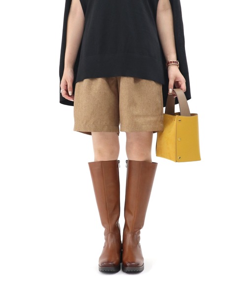 「MODE KAORI」 ロングブーツ 24cm ブラック レディース_画像5