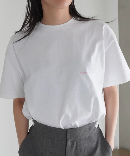 「ENCIRCLE」 半袖Tシャツ 1 ブラウン レディース_画像2