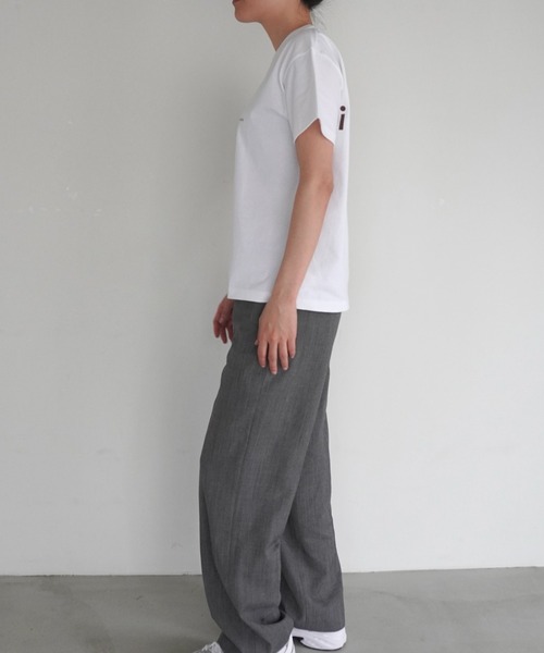 「ENCIRCLE」 半袖Tシャツ 1 ブラウン レディース_画像7