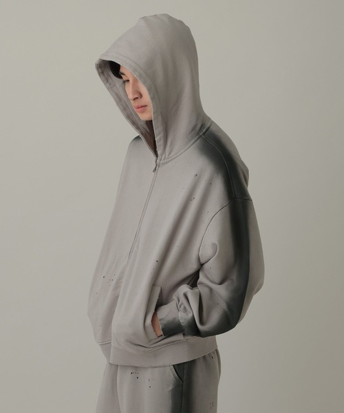 【美品】NO COFFEE フルジップトラックジャケットパーカーM メンズL相当 フェイクスエードZIPUPパーカー｜メンズファッション通販 MEN'S BIGI