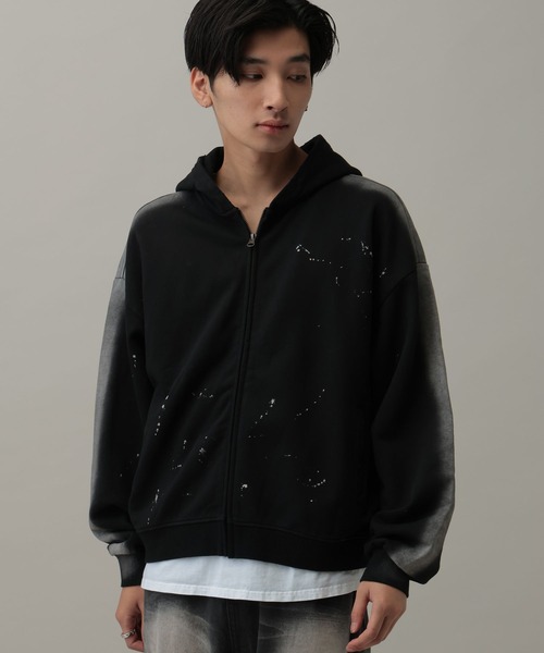 LAND MUSEUM パーカー 「セットアップ可」LAND MUSEUM／スプレージップ