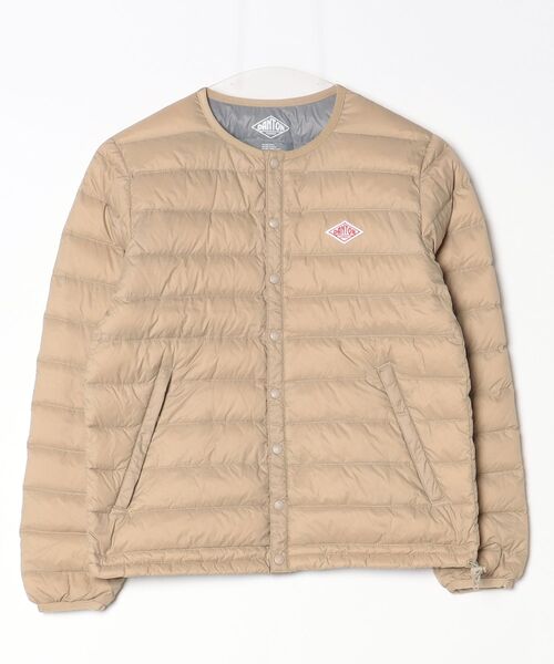 Danton（ダントン） ワンポイントダウンジャケット 34 ベージュ