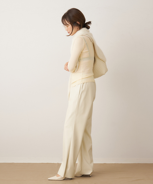 plage（プラージュ） パンツ MY_fake leather easyパンツ レディース