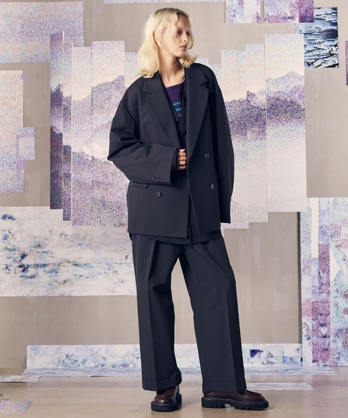 MAISON SPECIAL（メゾンスペシャル） 長袖ニット 0 ライム メンズ