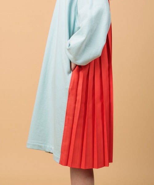 「NON TOKYO」 長袖ワンピース FREE ブルー レディース_画像8