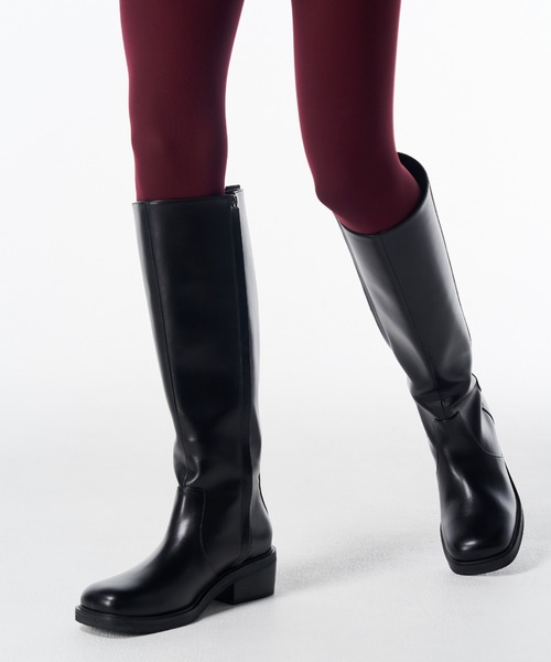 JOSEMOONロングブーツ スクエアトゥデザイン JOSE MOON（ジョゼムーン） ブーツ SQUARE LONG BOOTS/スクエアロング
