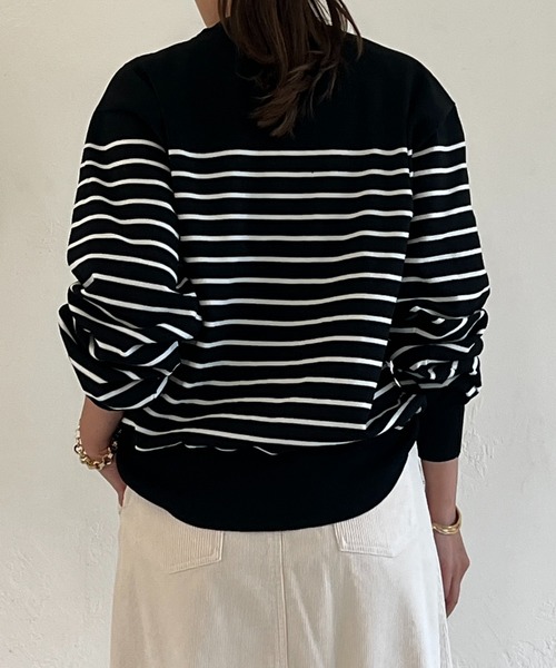 「un dix cors」 長袖ニット FREE グレイッシュベージュ レディース_画像4